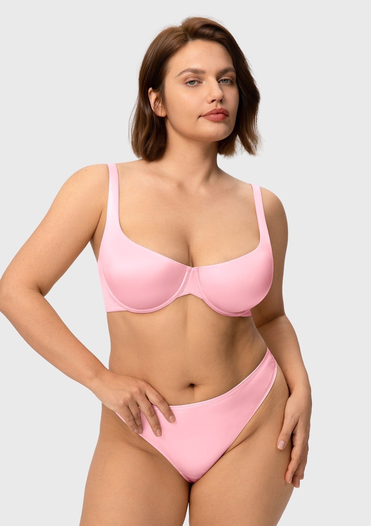 Cloud Satin Seamless Balconette T-Shirt Bra