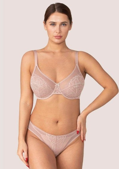 Enchante Unlined Non-padded Lace Underwire Bra