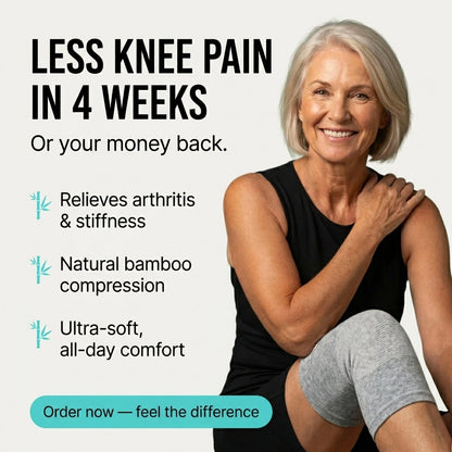 FitSlim Movana™ : The bamboo knee sleeve trusted by thousands of Americans to relieve knee pain and discomfort.