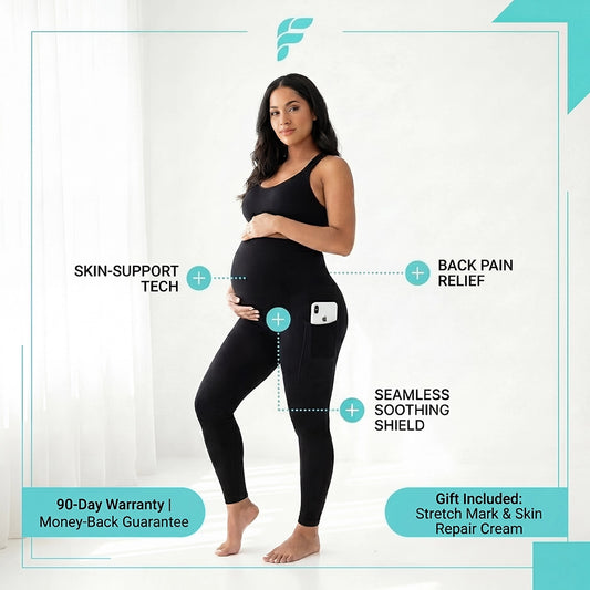 BumpSupport™ Maternity Leggings