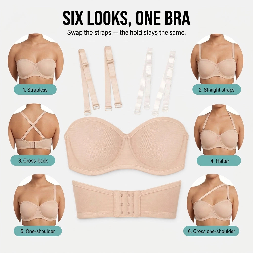 Anchored Multiway Strapless Bra