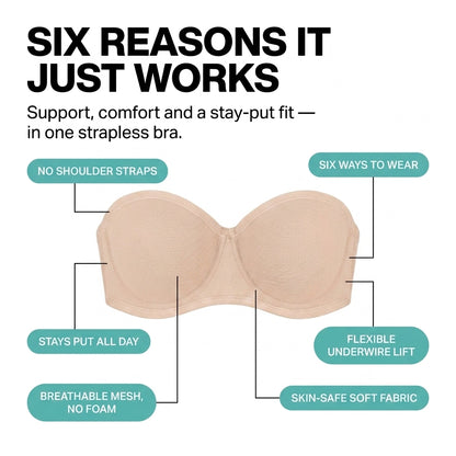 Anchored Multiway Strapless Bra