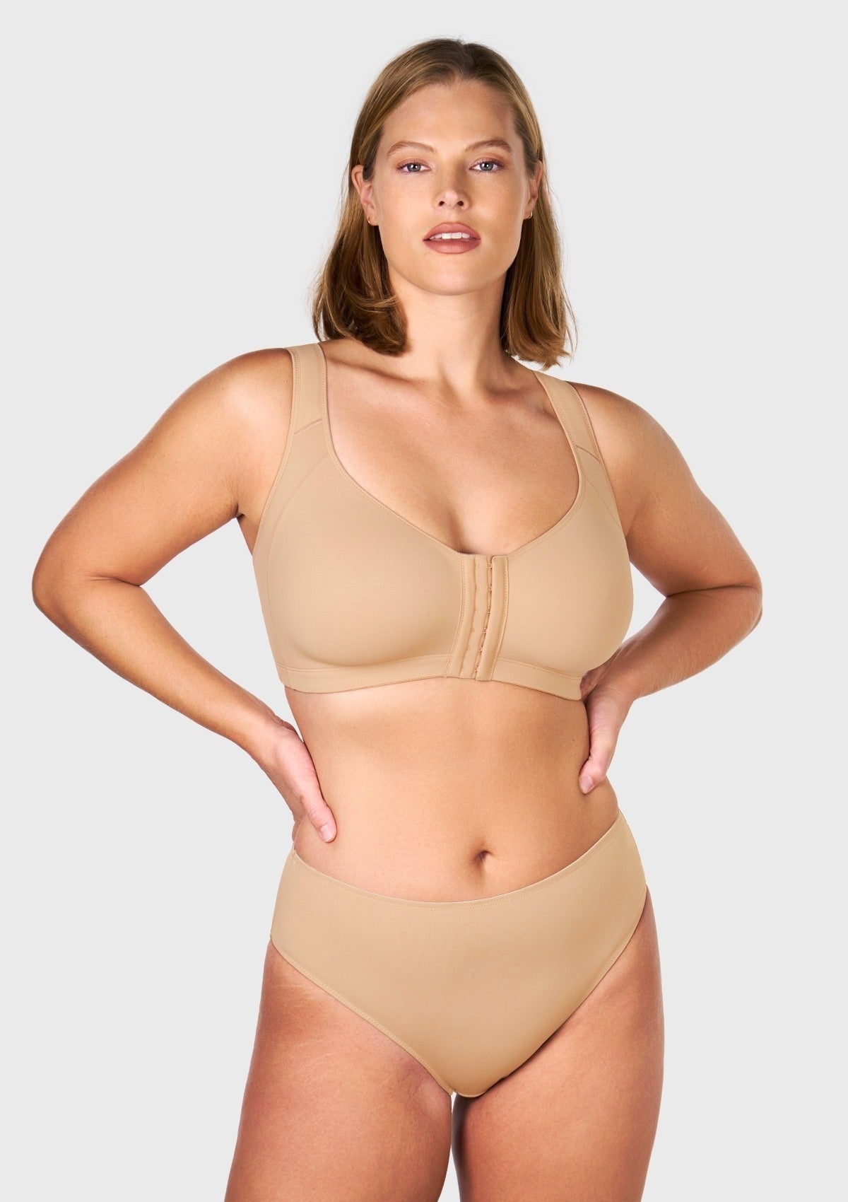 AlignFit Front Closure Posture Corrector Wireless Minimizer Full Coverage Bra