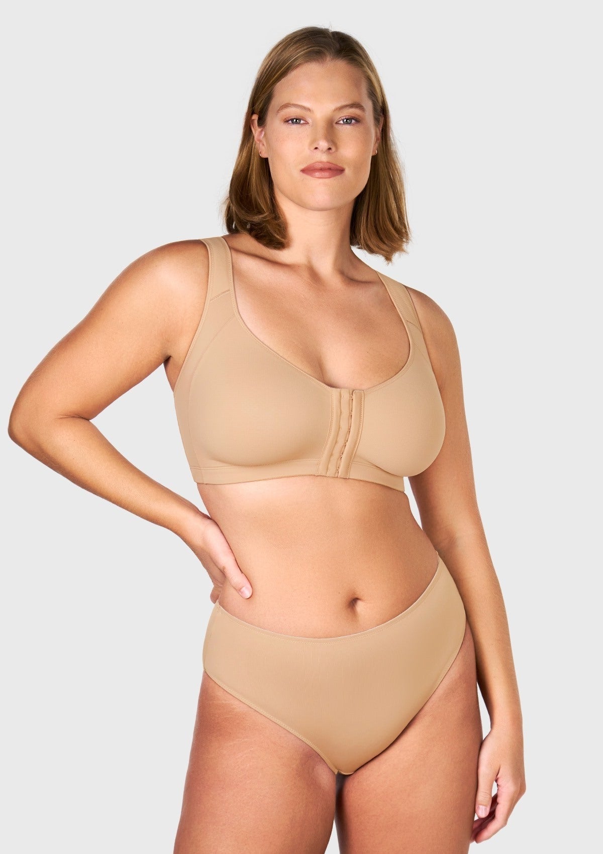 AlignFit Front Closure Posture Corrector Wireless Minimizer Full Coverage Bra