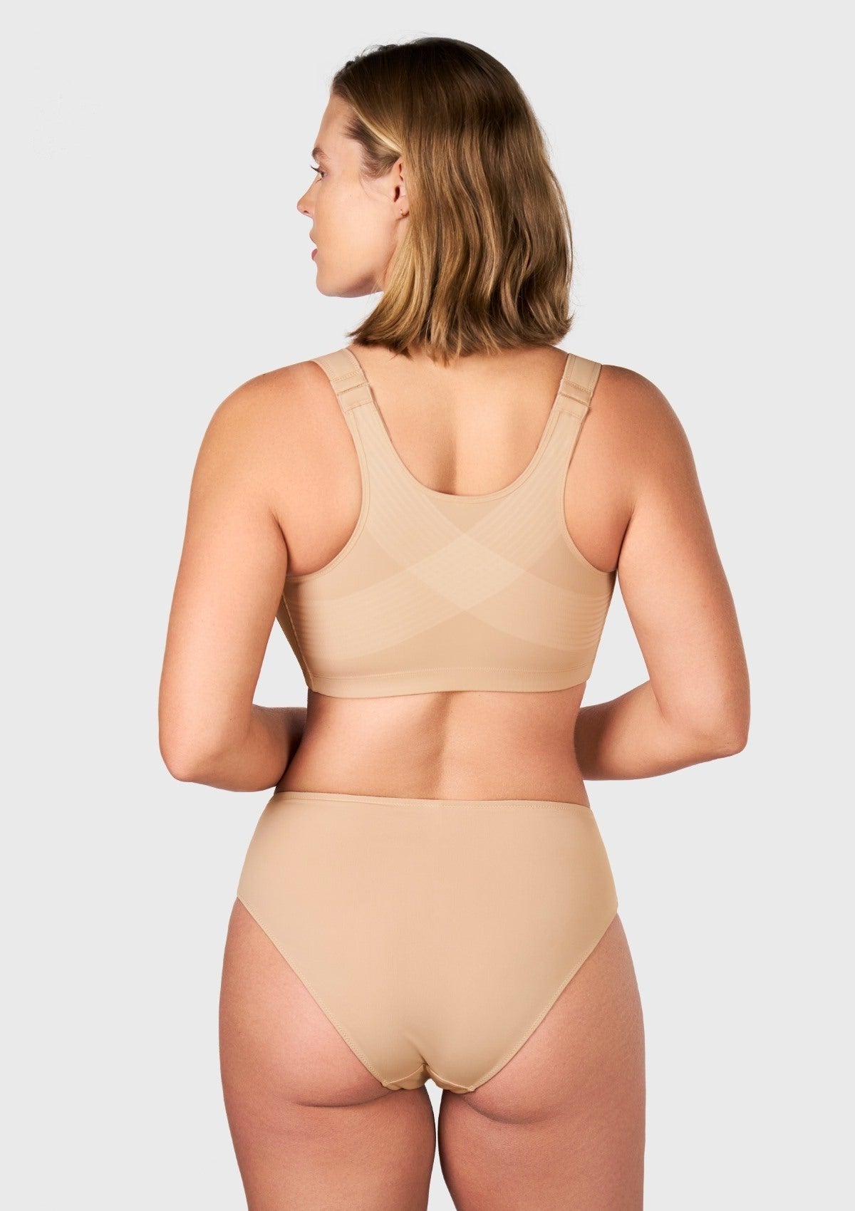 AlignFit Front Closure Posture Corrector Wireless Minimizer Full Coverage Bra