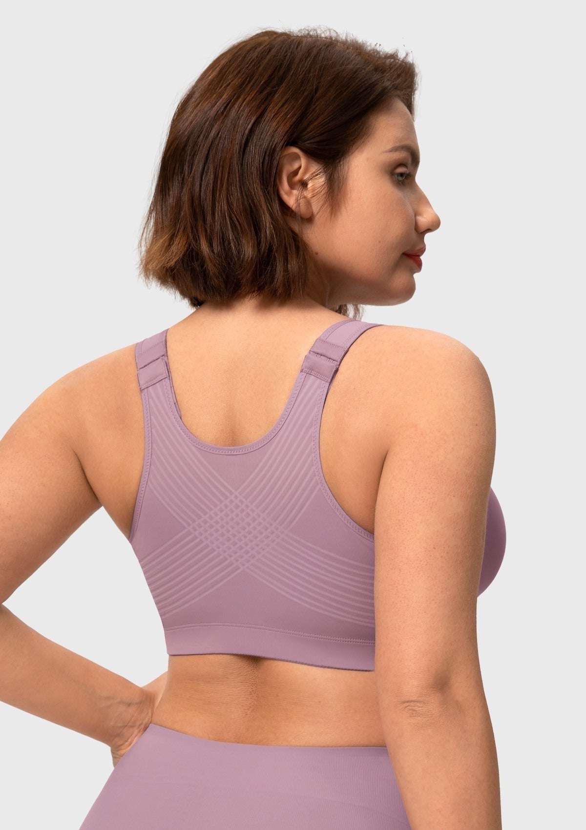 AlignFit Front Closure Posture Corrector Wireless Minimizer Full Coverage Bra
