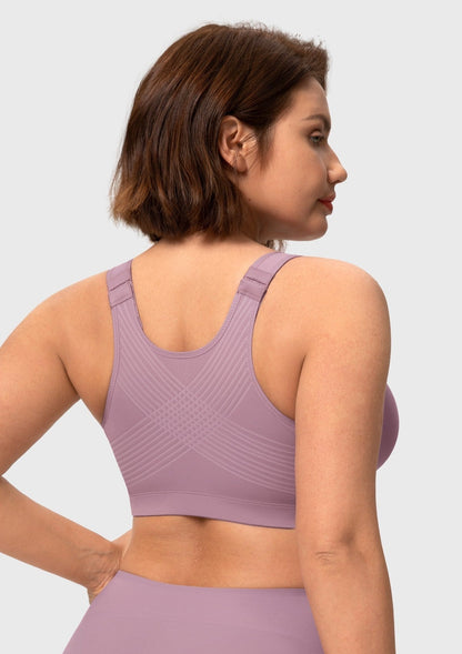AlignFit Front Closure Posture Corrector Wireless Minimizer Full Coverage Bra