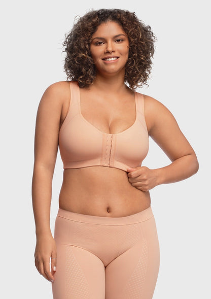 AlignFit Front Closure Posture Corrector Wireless Minimizer Full Coverage Bra