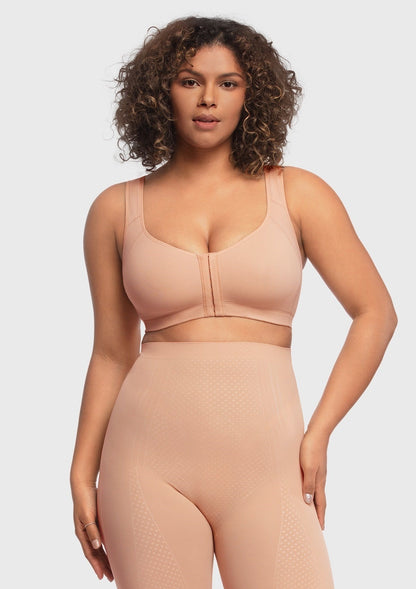 AlignFit Front Closure Posture Corrector Wireless Minimizer Full Coverage Bra