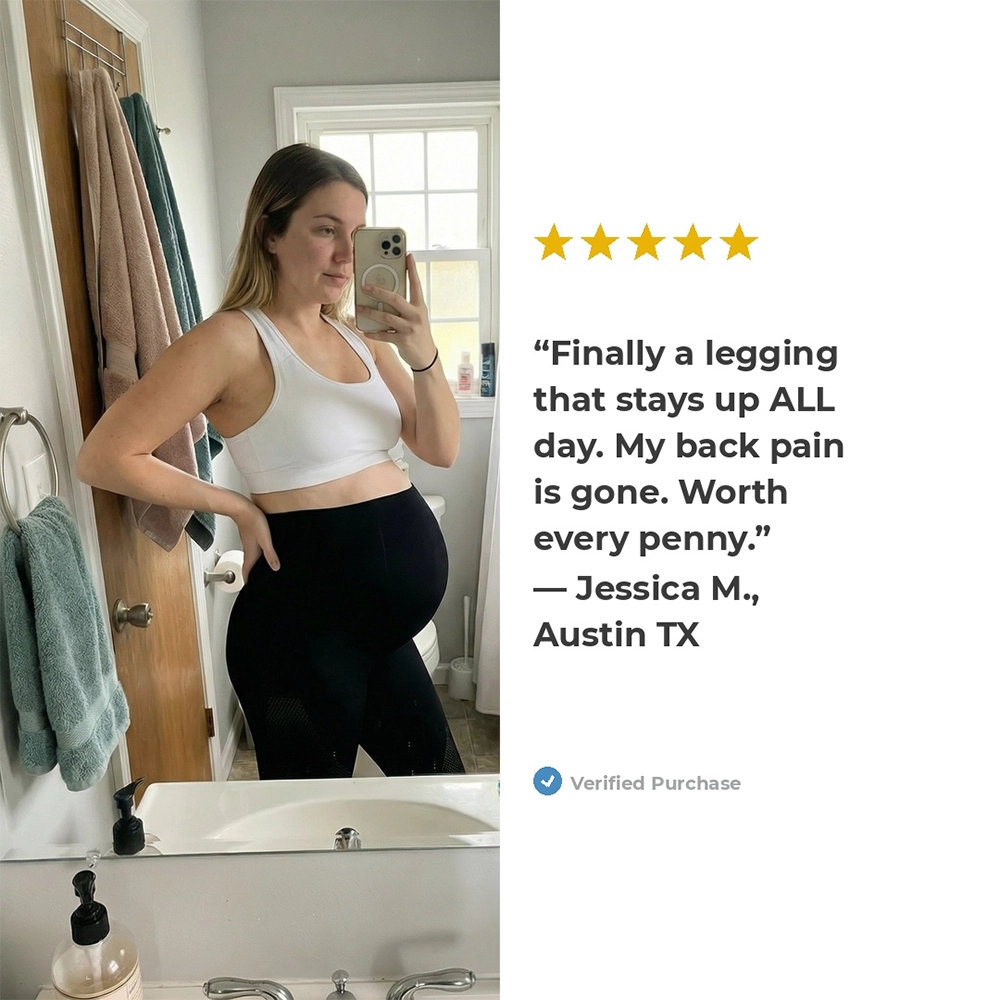BumpSupport™ Maternity Leggings
