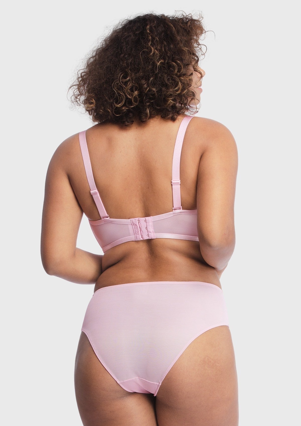 Bella Sheer Mesh Unlined Underwire Strapless Balconette Bra