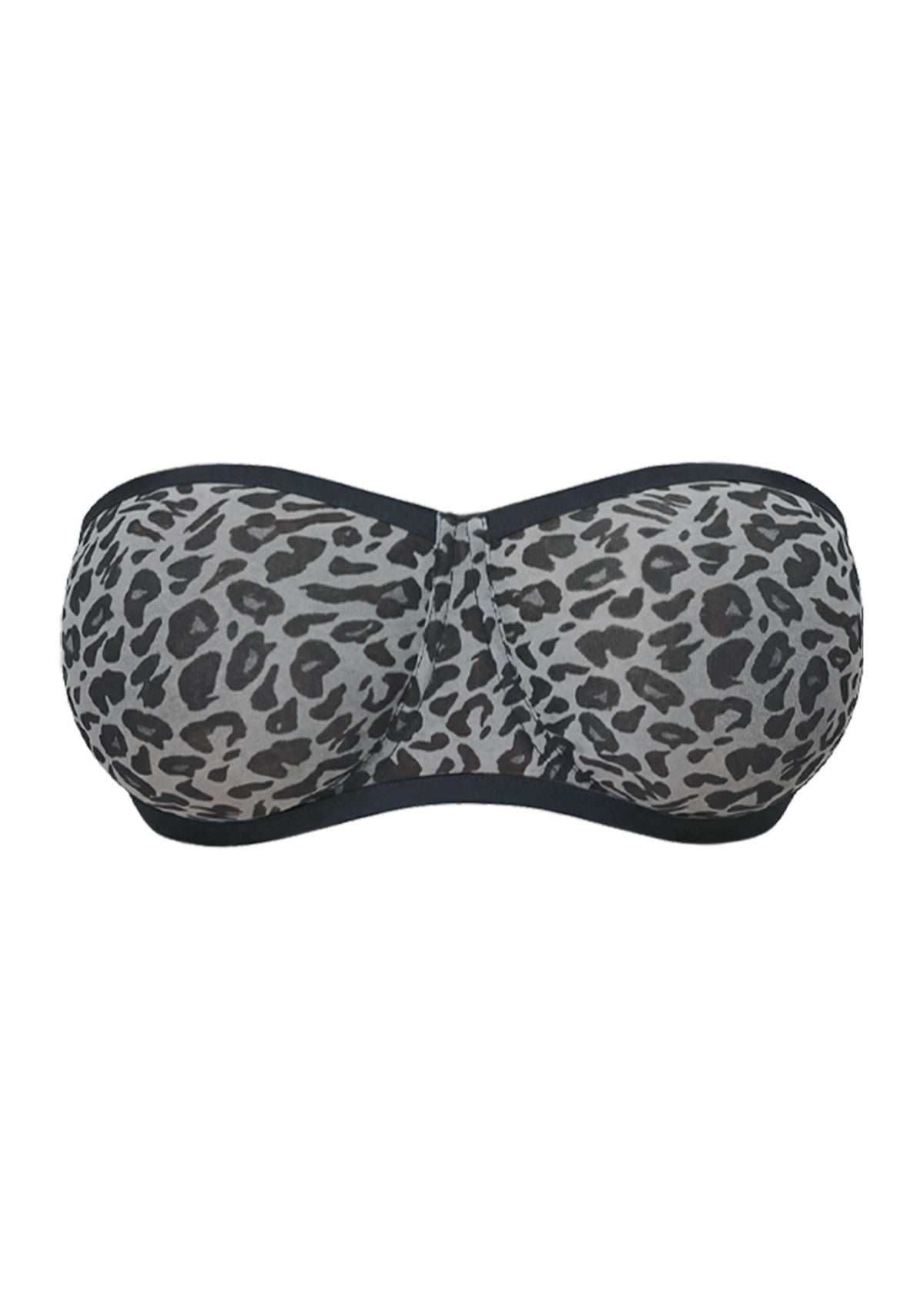 Bella Sheer Mesh Unlined Underwire Strapless Balconette Bra