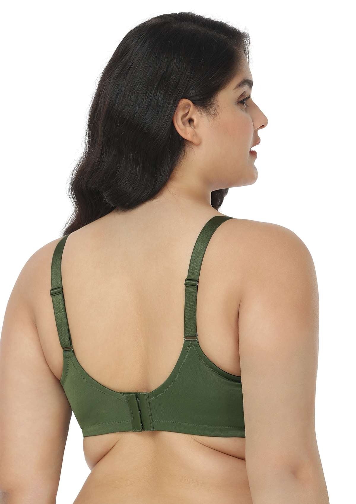 Billie Cross Front Strap Smooth Sheer Mesh Underwire Bra