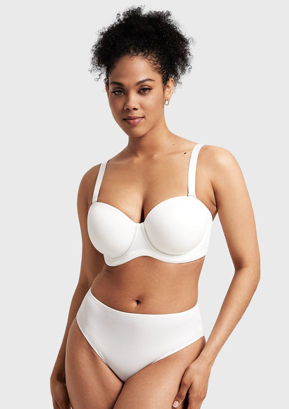 Classic Comfort Multiway Lightly Padded Underwire Strapless Bra