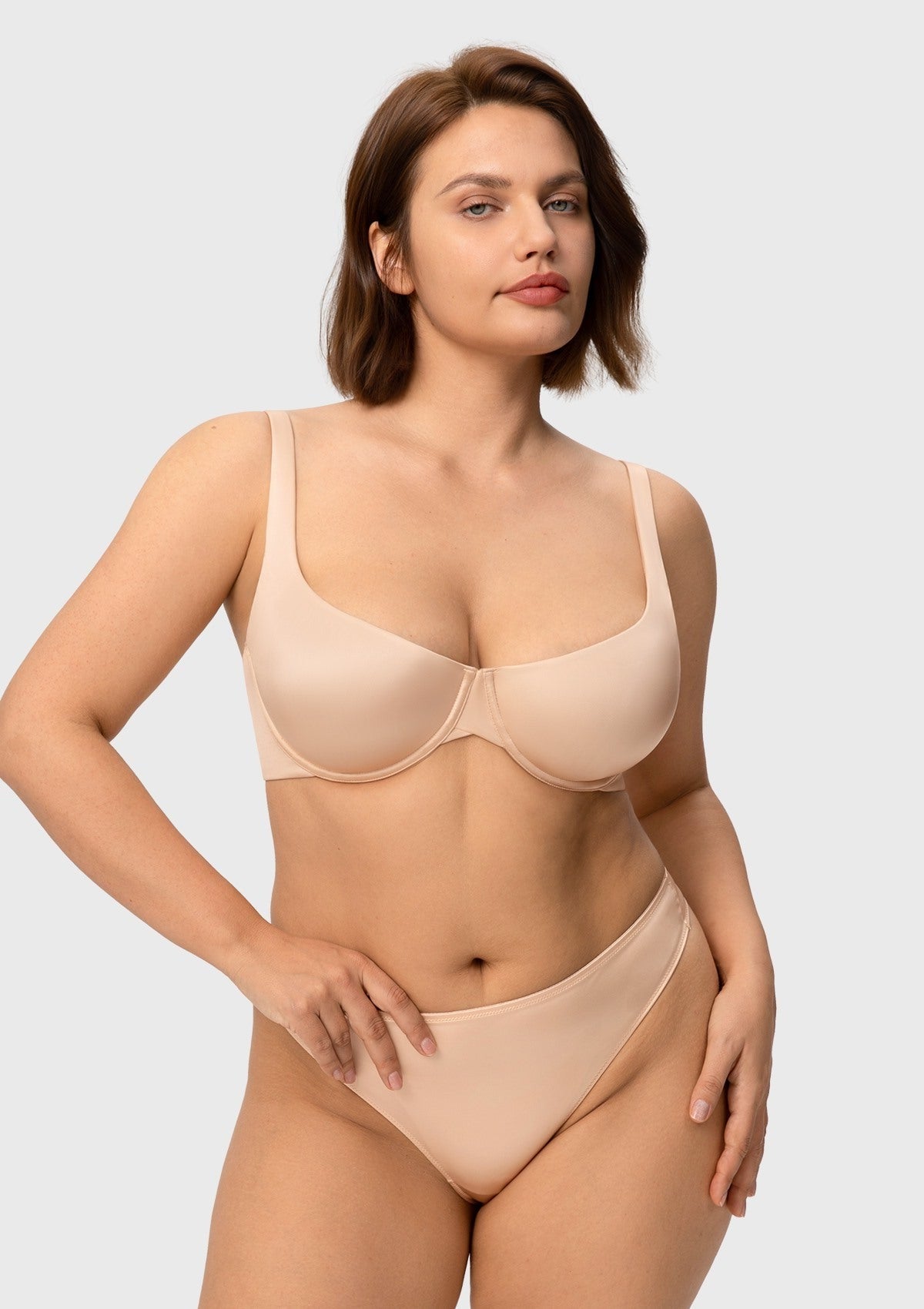 Cloud Satin Seamless Balconette T-Shirt Bra