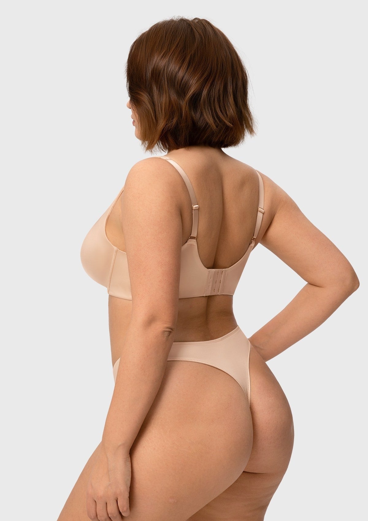 Cloud Satin Seamless Balconette T-Shirt Bra