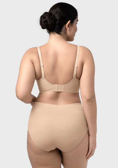 Comfortable Wireless Push Up Plunge Bra with Padded V Lift