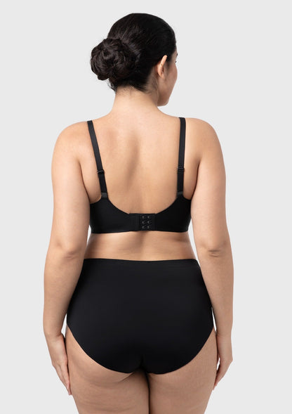 Comfortable Wireless Push Up Plunge Bra with Padded V Lift