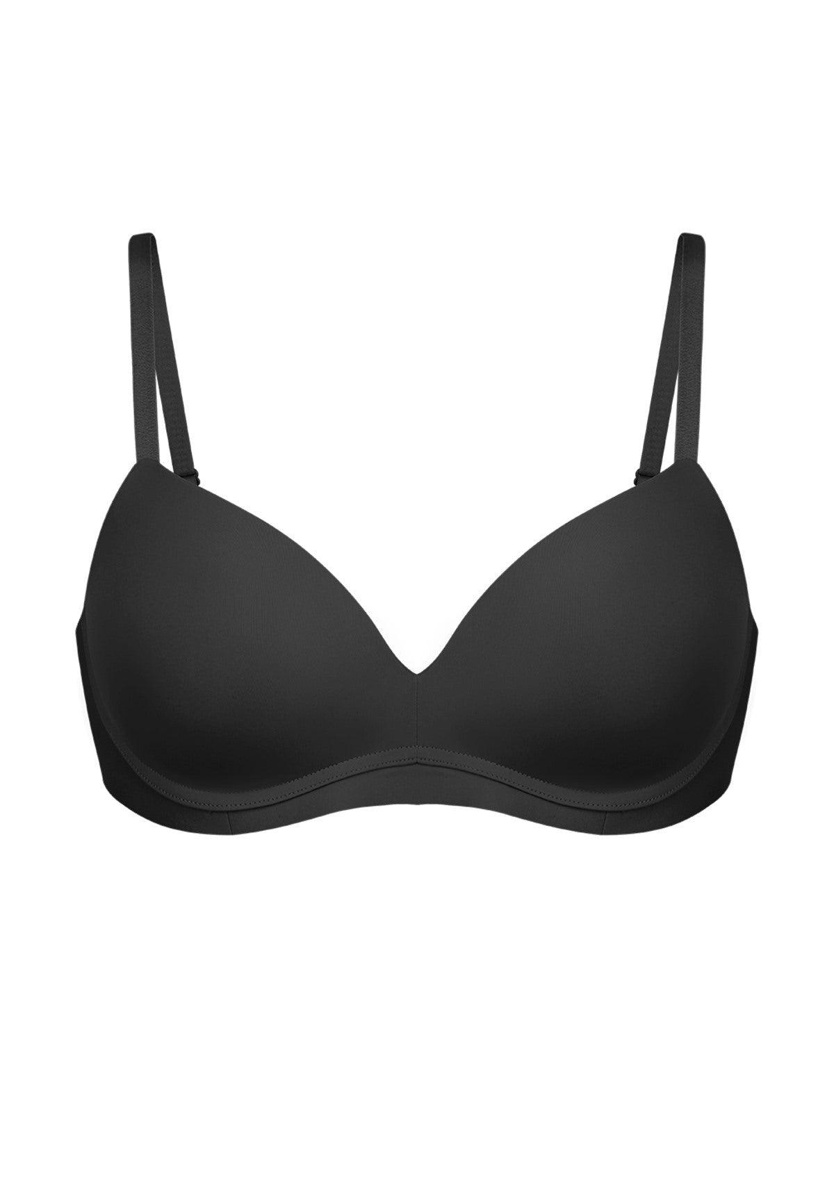 Comfortable Wireless Push Up Plunge Bra with Padded V Lift