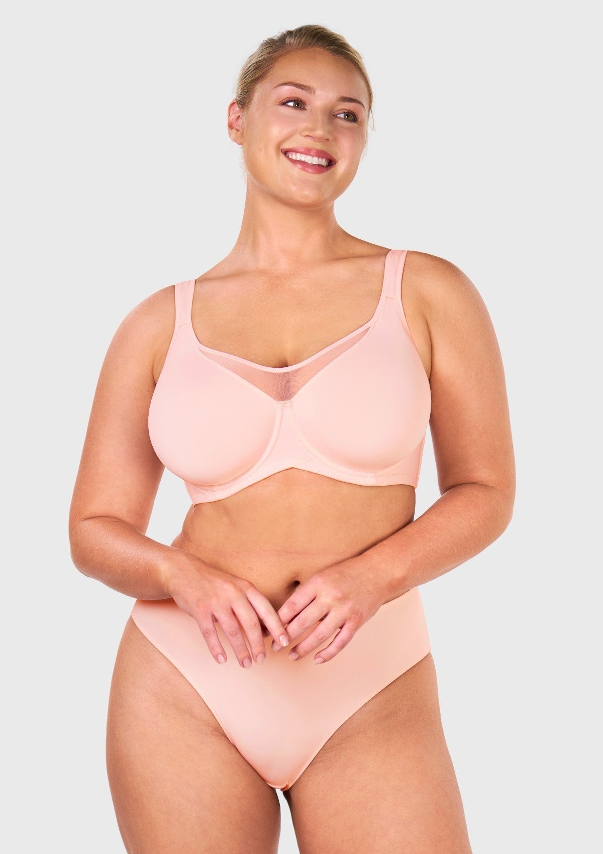 CoolComfort Smoothing Unlined Underwire Minimizer Bra