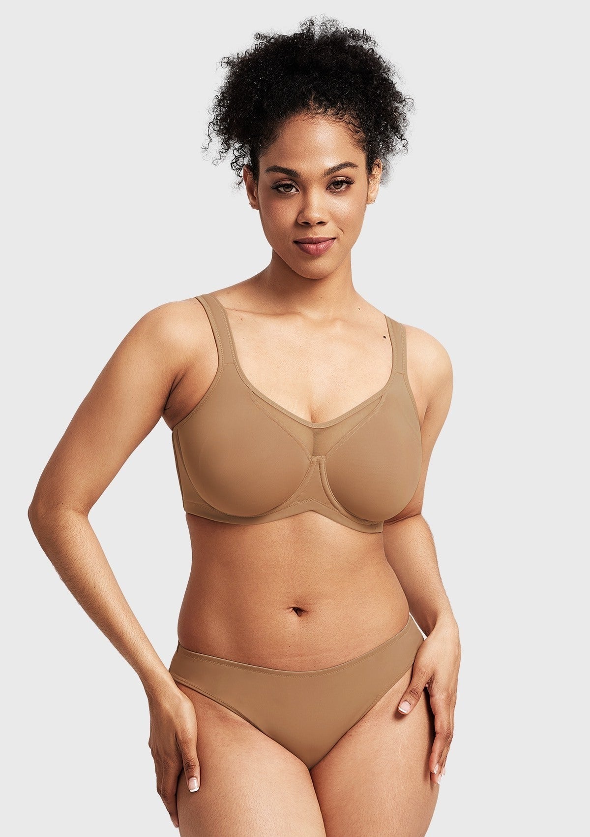 CoolComfort Smoothing Unlined Underwire Minimizer Bra