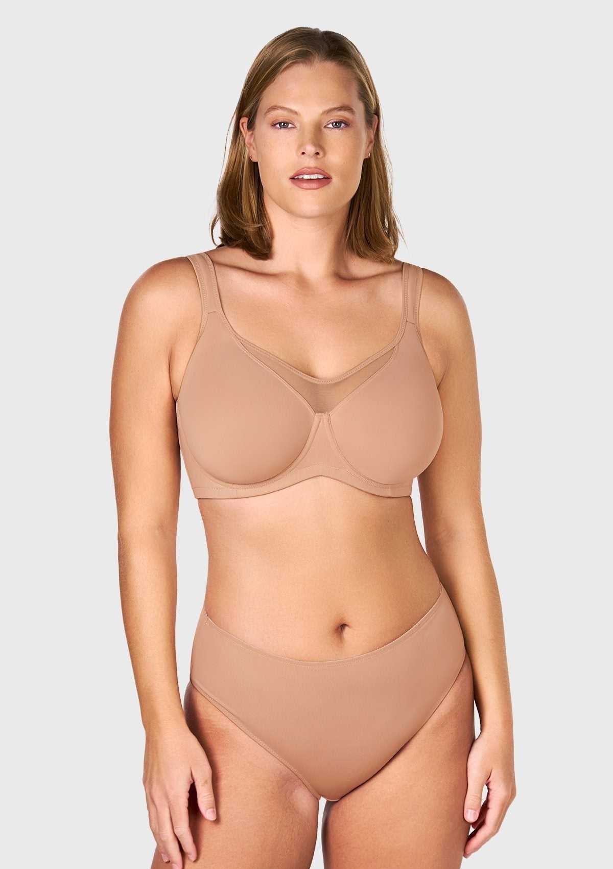 CoolComfort Smoothing Unlined Underwire Minimizer Bra