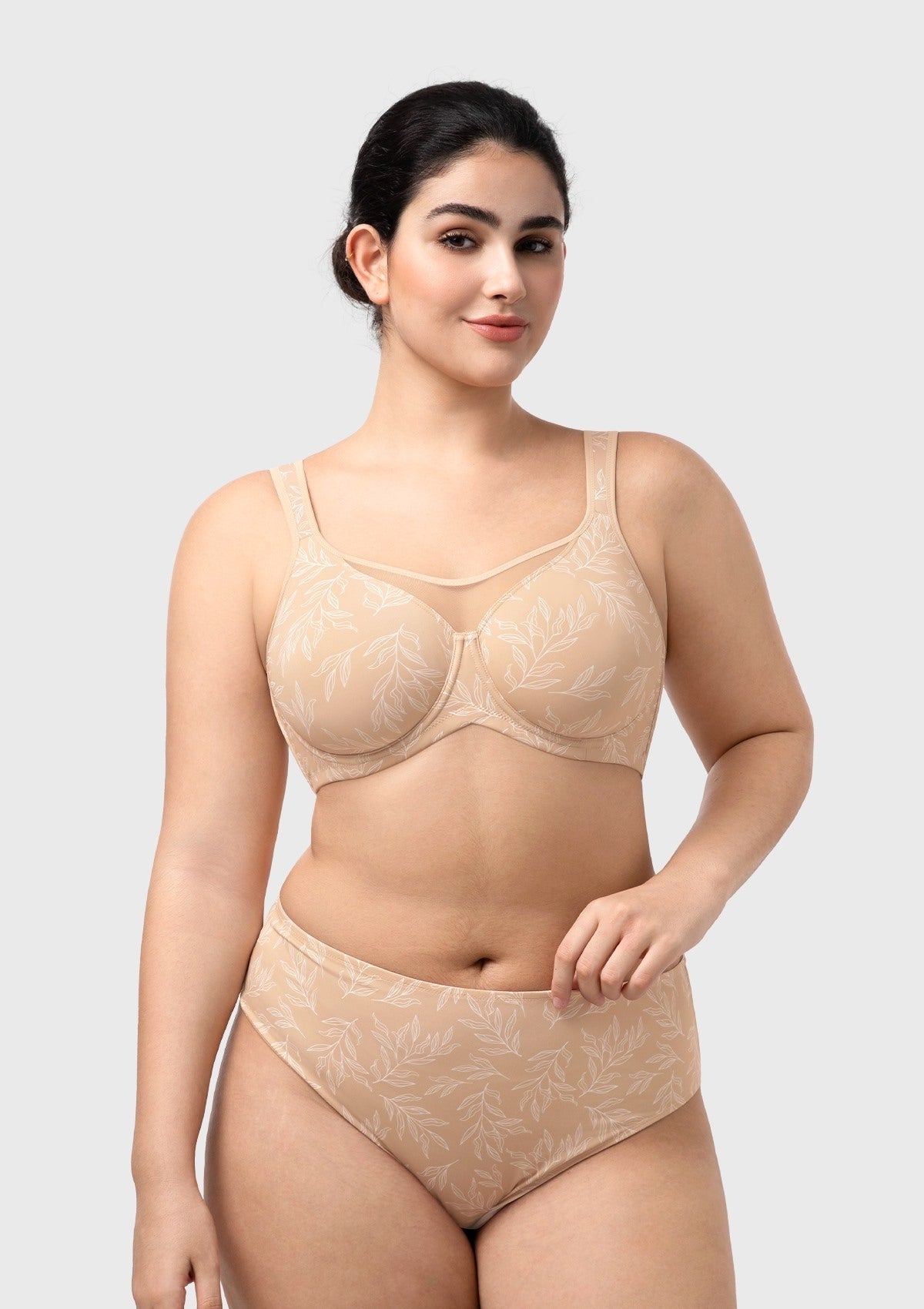 CoolComfort Smoothing Unlined Underwire Minimizer Bra