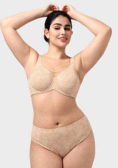 CoolComfort Smoothing Unlined Underwire Minimizer Bra