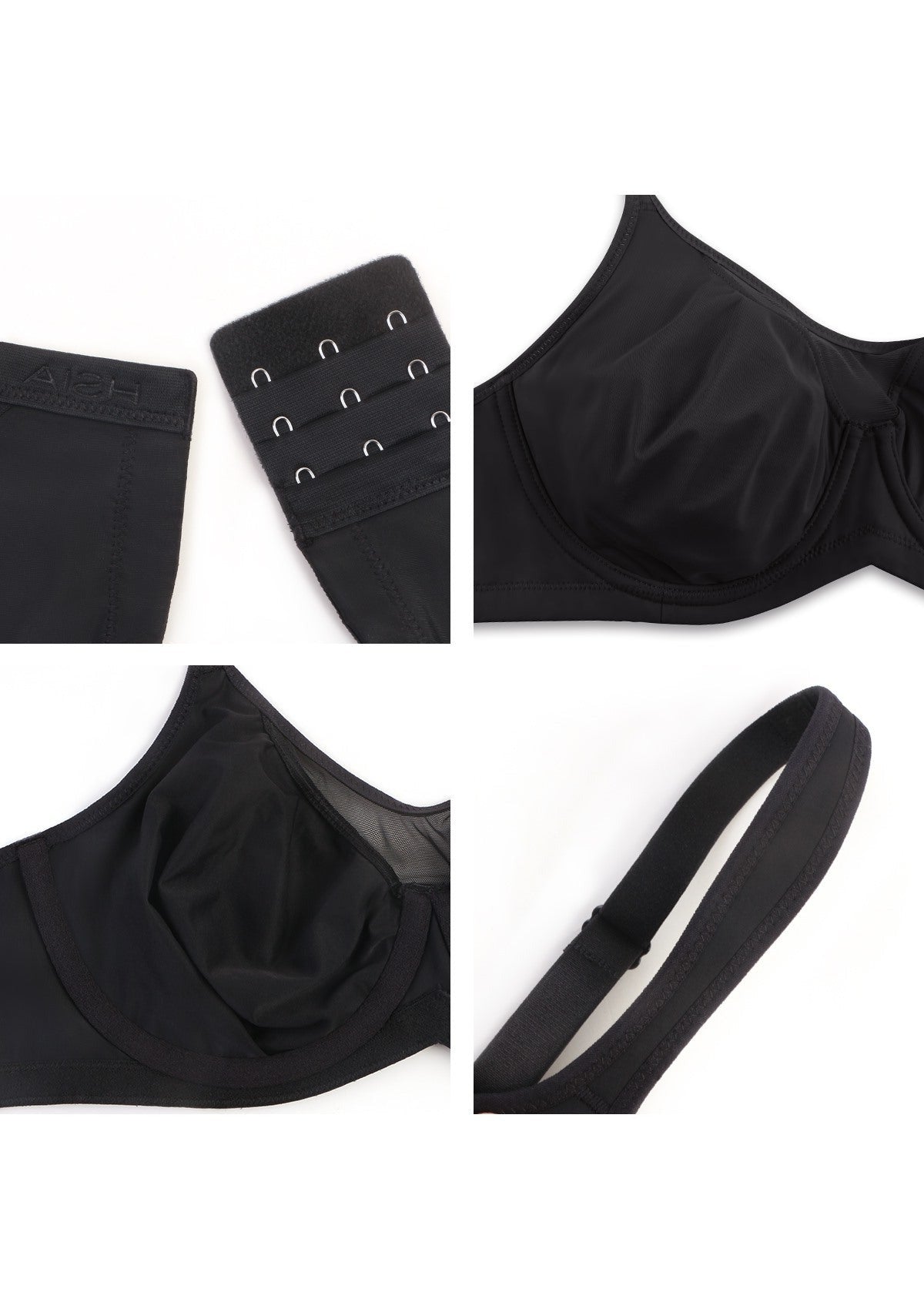 CoolComfort Smoothing Full Coverage Unlined Underwire Minimizer Bra