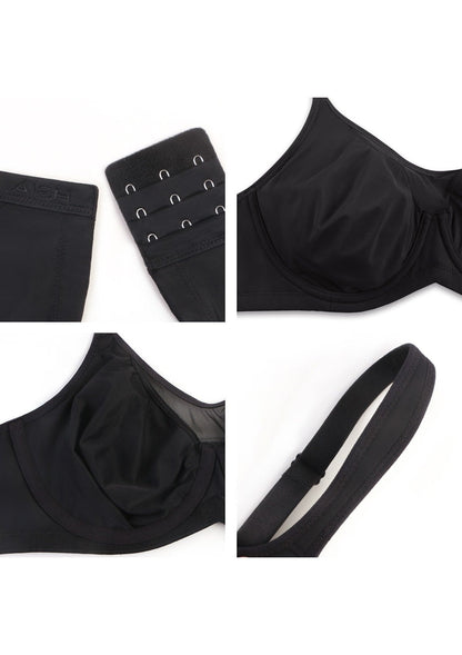 CoolComfort Smoothing Full Coverage Unlined Underwire Minimizer Bra