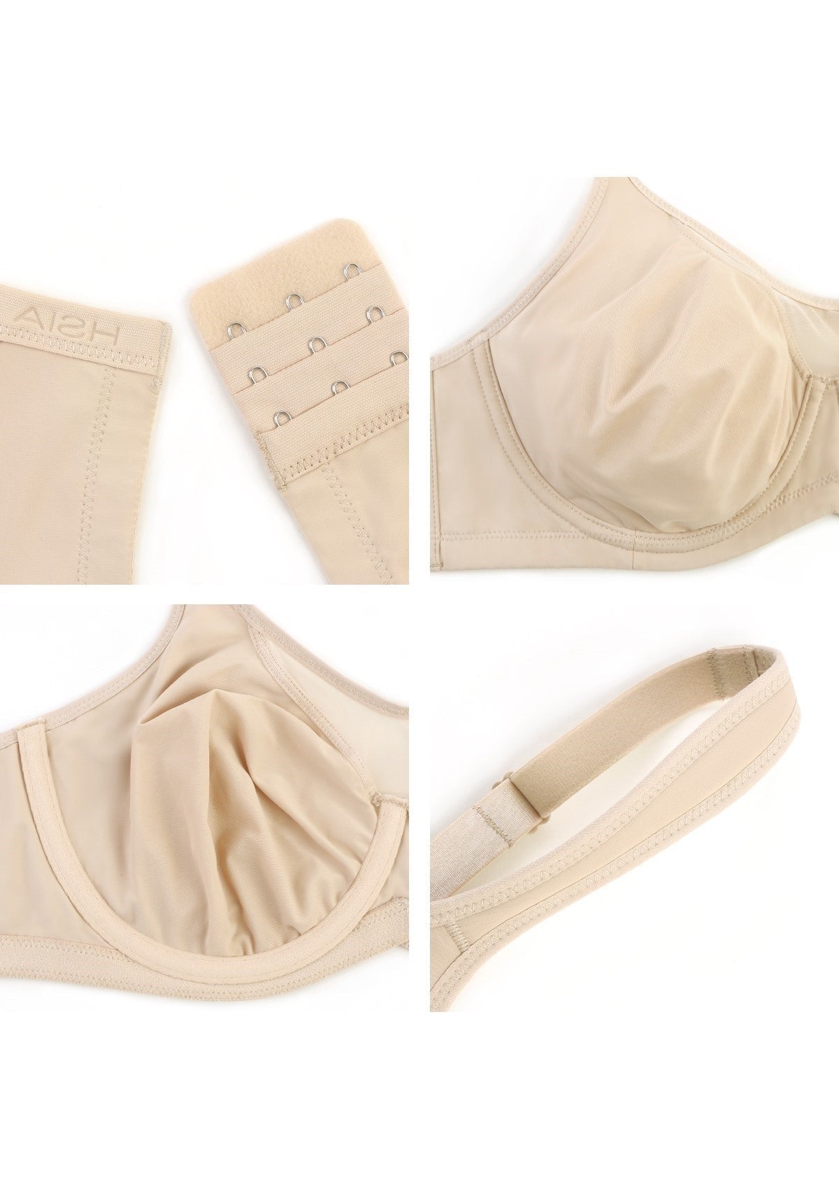 CoolComfort Smoothing Full Coverage Unlined Underwire Minimizer Bra
