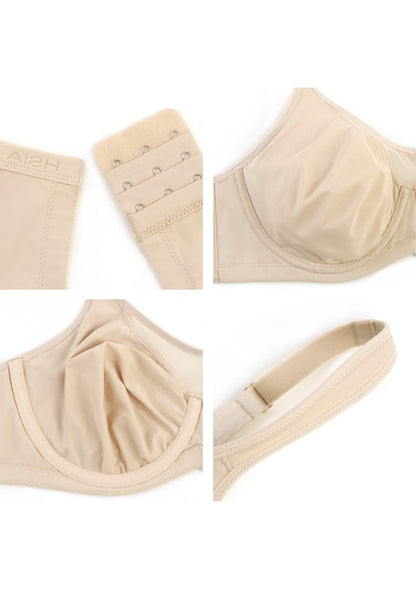 CoolComfort Smoothing Full Coverage Unlined Underwire Minimizer Bra