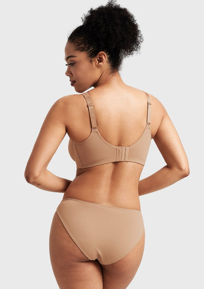 CoolComfort Smoothing Unlined Underwire Minimizer Bra