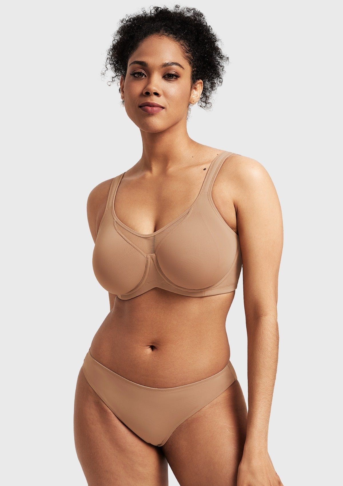 CoolComfort Smoothing Unlined Underwire Minimizer Bra