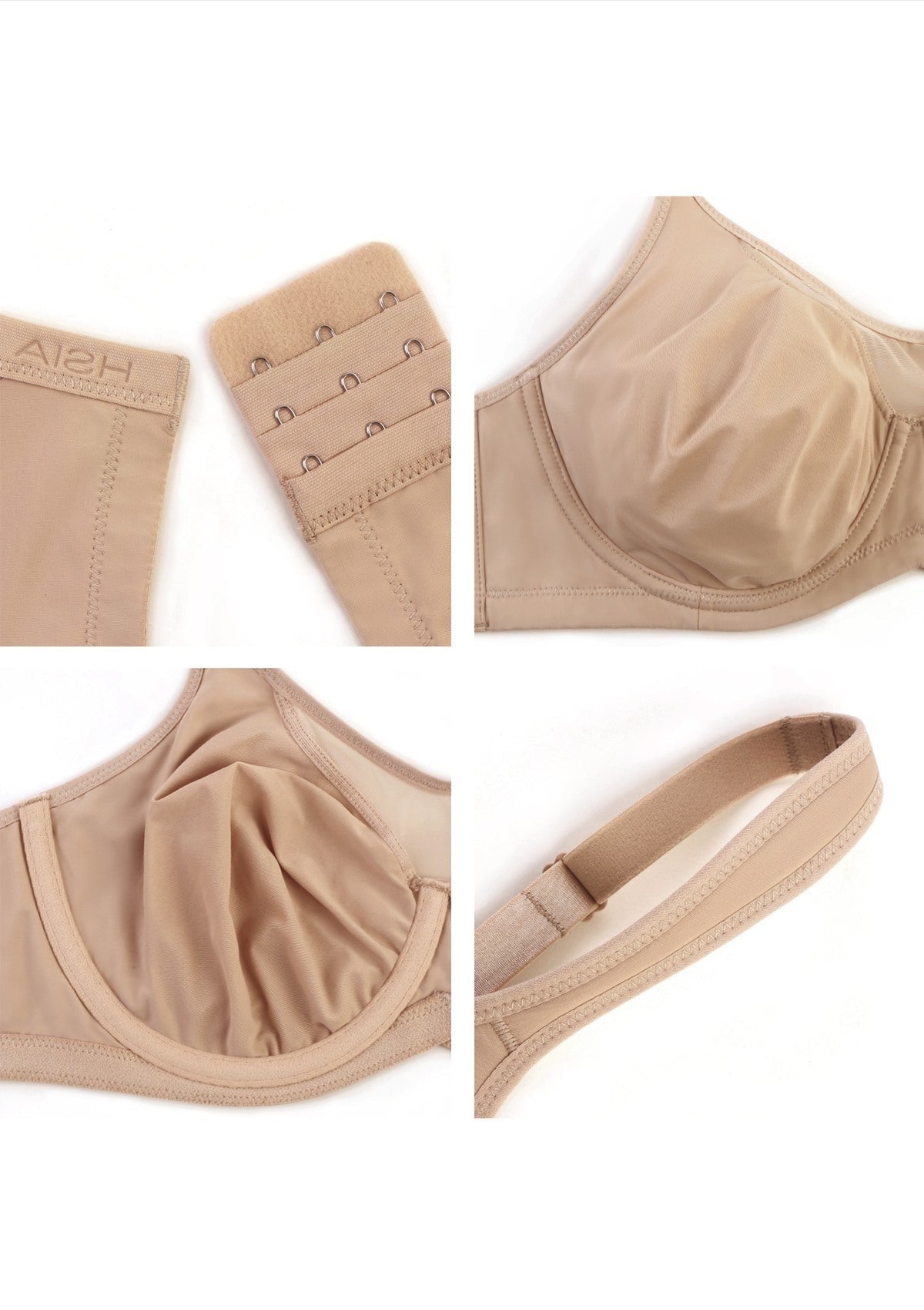 CoolComfort Smoothing Full Coverage Unlined Underwire Minimizer Bra