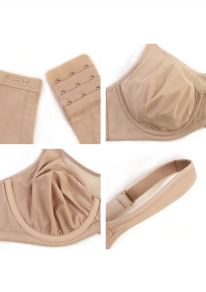CoolComfort Smoothing Full Coverage Unlined Underwire Minimizer Bra
