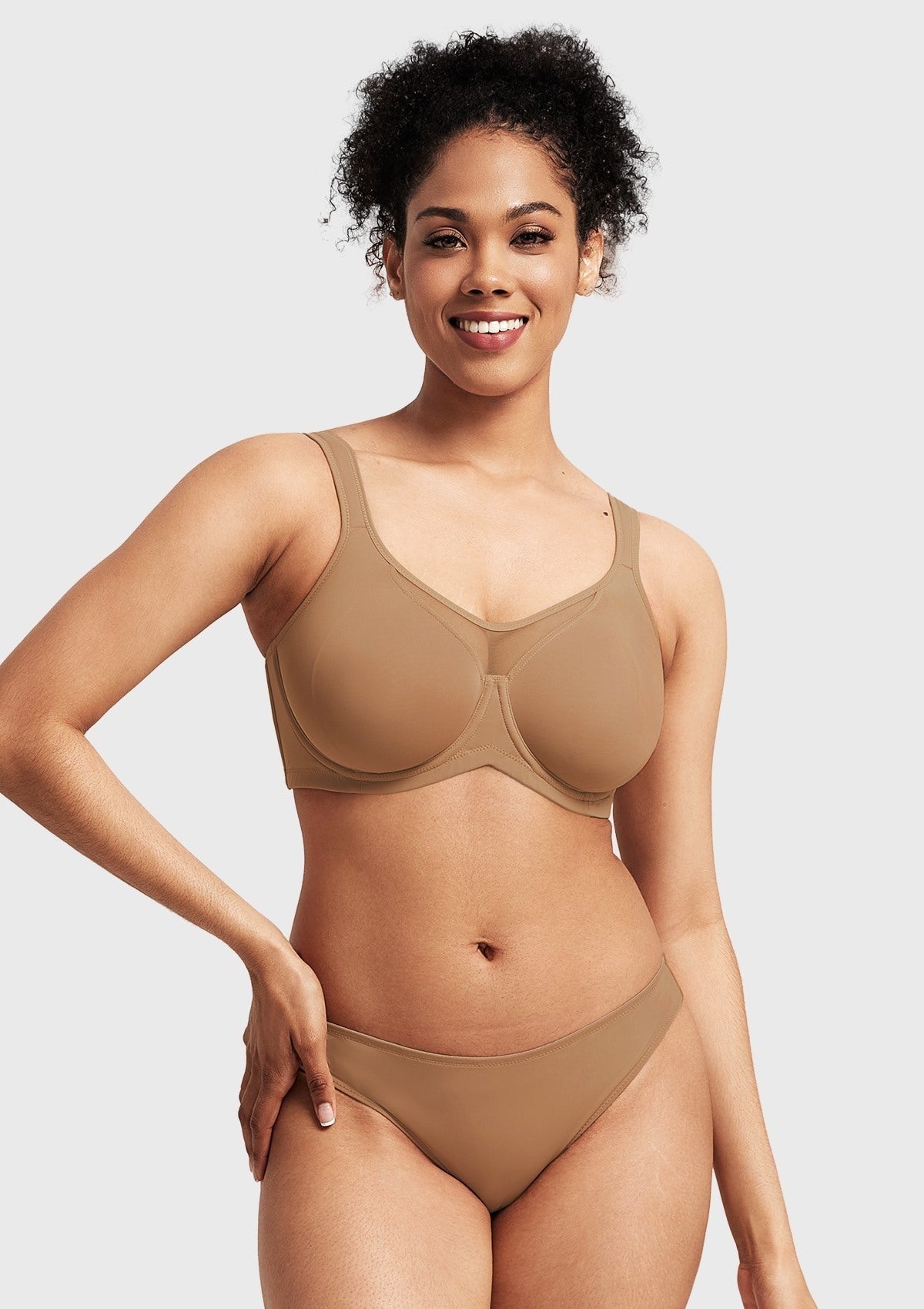 CoolComfort Smoothing Unlined Underwire Minimizer Bra