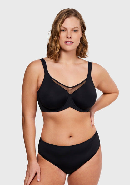 CoolComfort Smoothing Unlined Minimizer Underwire Bra