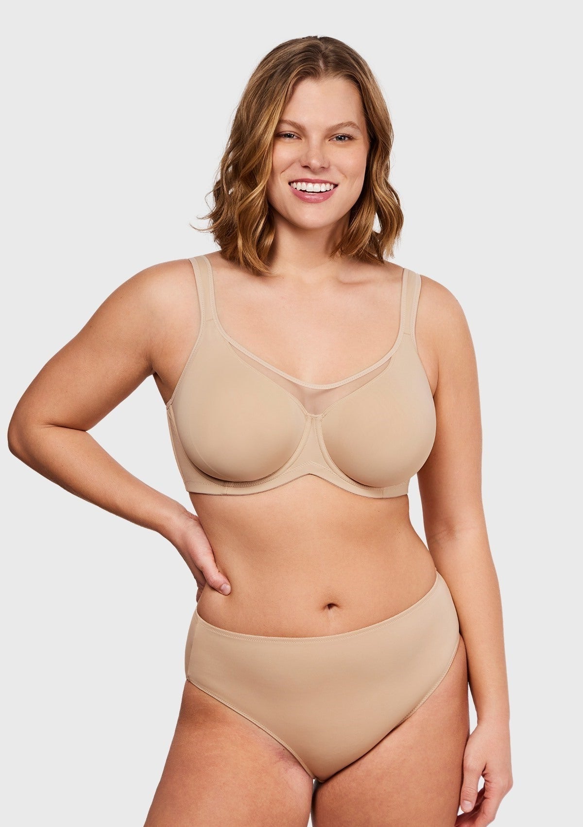 CoolComfort Smoothing Unlined Minimizer Underwire Bra