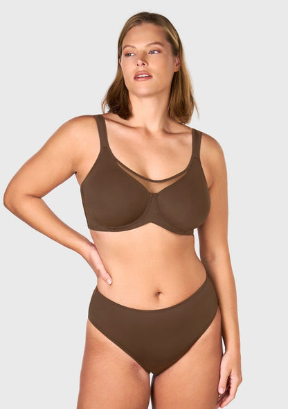 CoolComfort Smoothing Unlined Minimizer Underwire Bra