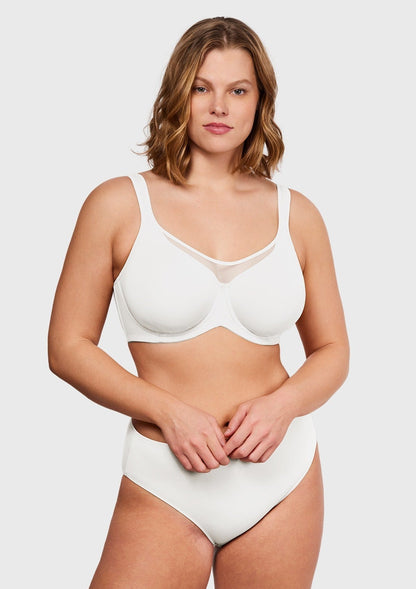 CoolComfort Smoothing Unlined Minimizer Underwire Bra
