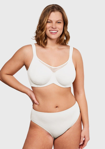 CoolComfort Smoothing Unlined Minimizer Underwire Bra