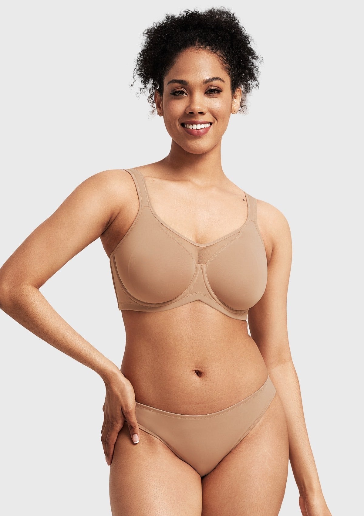 CoolComfort Smoothing Unlined Minimizer Underwire Bra