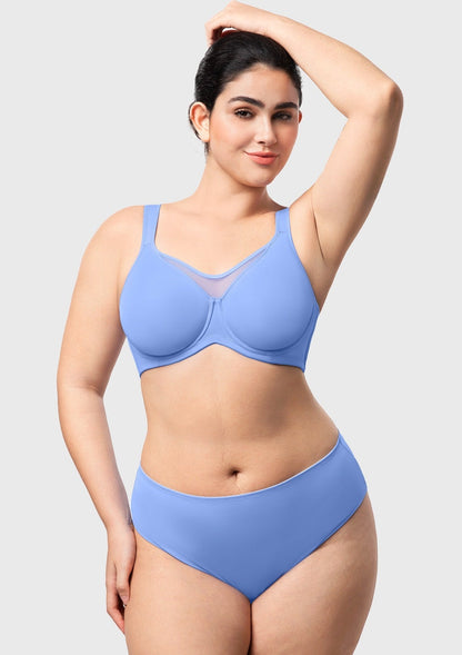 CoolComfort Smoothing Unlined Minimizer Underwire Bra