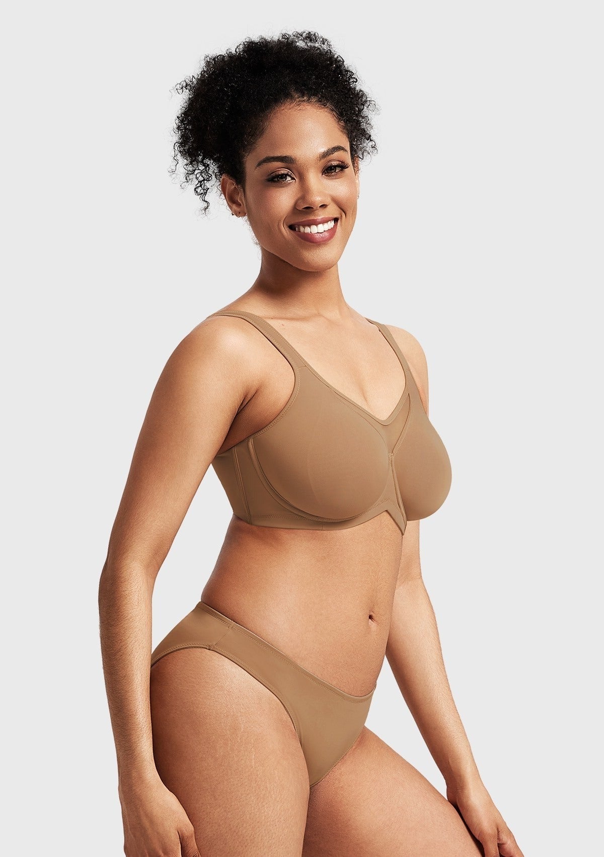 CoolComfort Smoothing Unlined Minimizer Underwire Bra