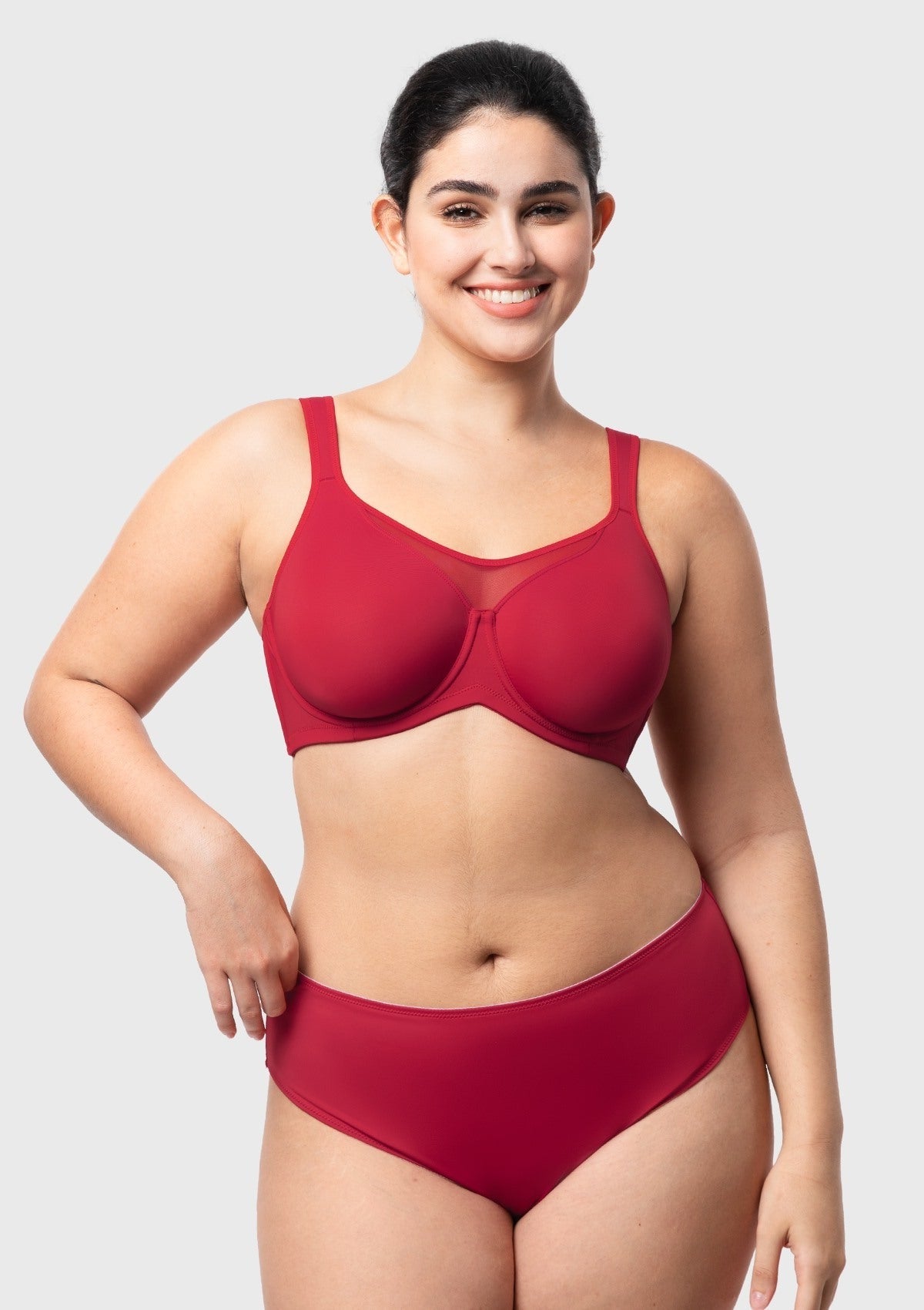 CoolComfort Smoothing Unlined Minimizer Underwire Bra