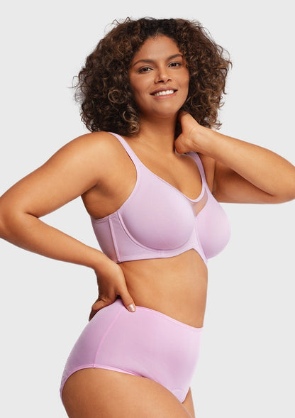 CoolComfort Smoothing Unlined Minimizer Underwire Bra