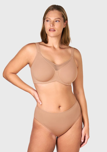 CoolComfort Smoothing Unlined Minimizer Underwire Bra