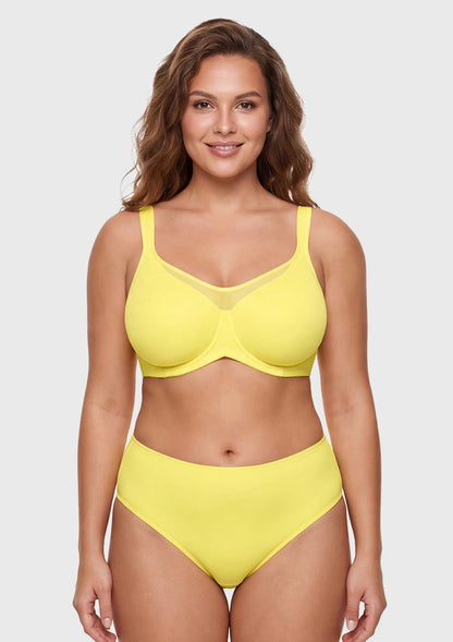 CoolComfort Smoothing Unlined Minimizer Underwire Bra