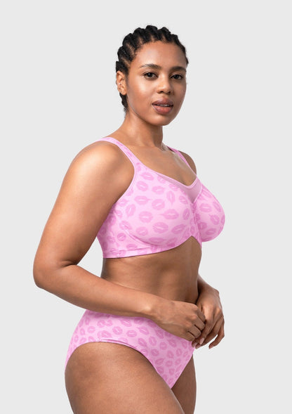 CoolComfort Smoothing Unlined Minimizer Underwire Bra